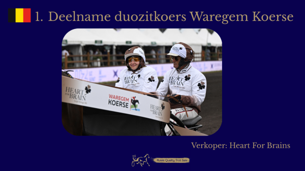1. Deelname duozitkoers Waregem Koerse - Heart For Brain